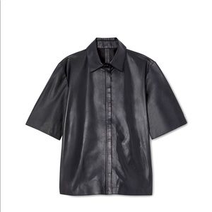 Goop Label “Taylor Boy Leather Shirt”